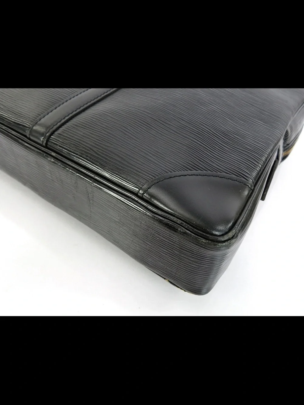 Louis Vuitton Black Epi Leather Top-Handle Briefcase